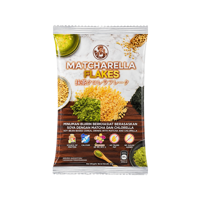 Mamami Matcharella Flakes (30g x 10)