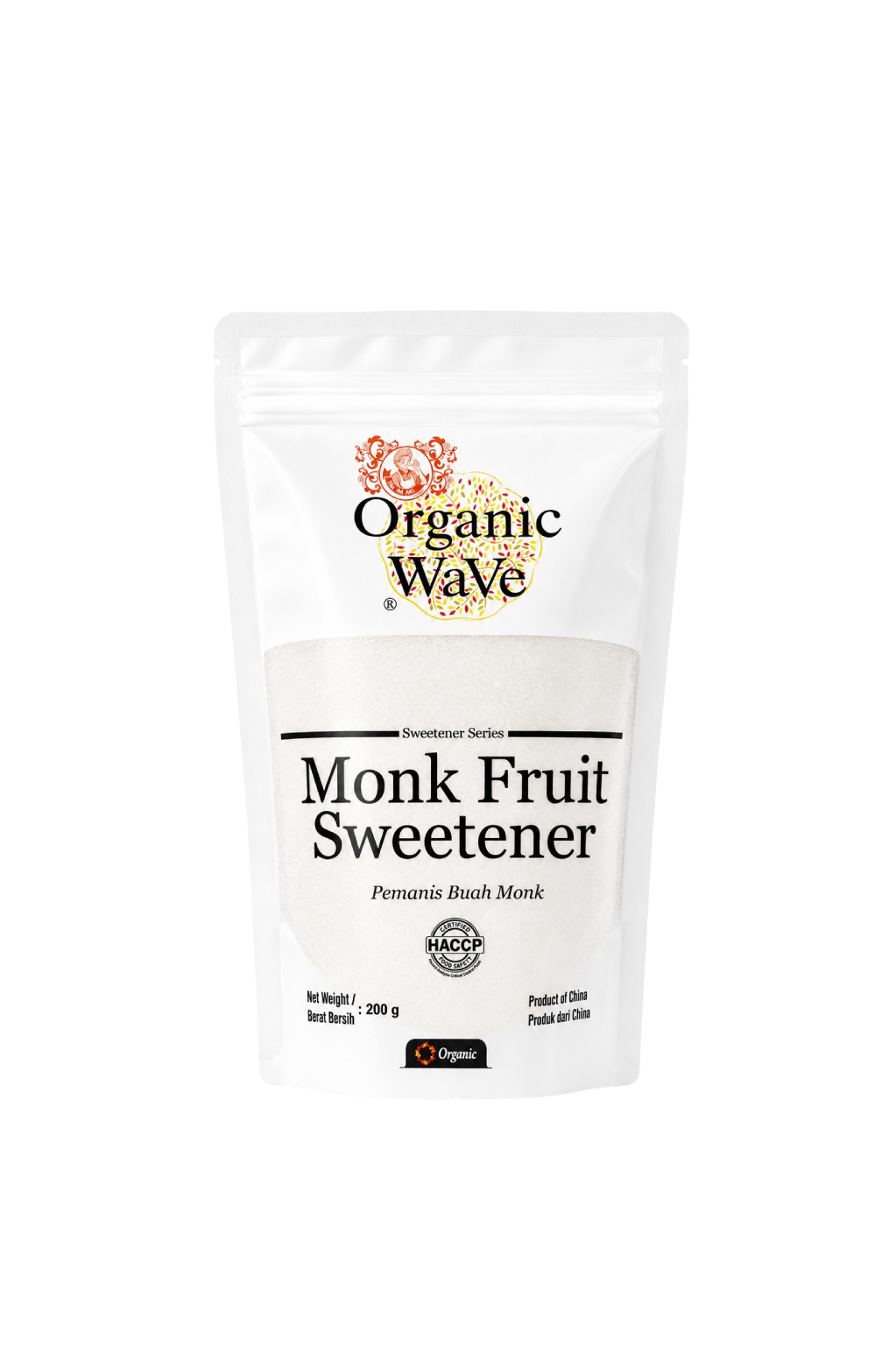Mamami Organic Wave Monk Fruit Sweetener 200g