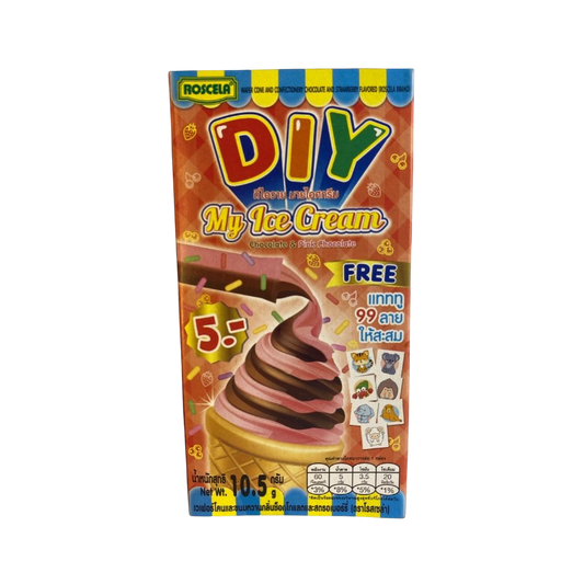 Roscela DIY My Ice Cream 10.5g | Chocolate Wafer Cone Candy