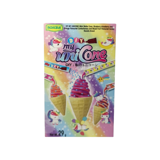 Roscela DIY My Unicone 29g | Unicorn Wafer Cone Candy Kit