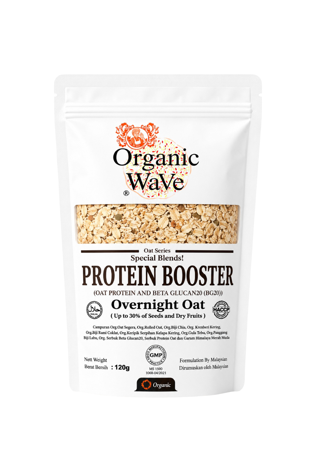 Okara powder overnight oats, 120g pack