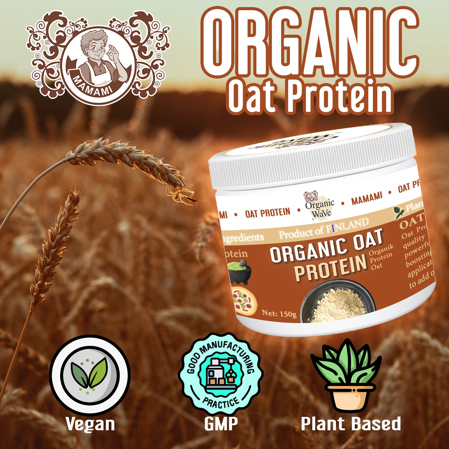 Mamami Organic Oat Protein 150g