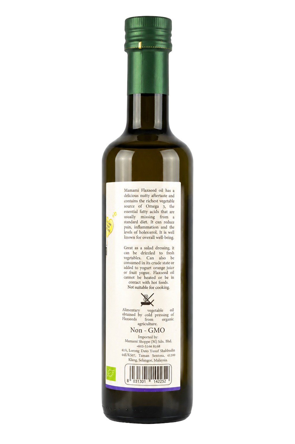 Mamami Organic Wave Organic Flaxseed Oil 500ml