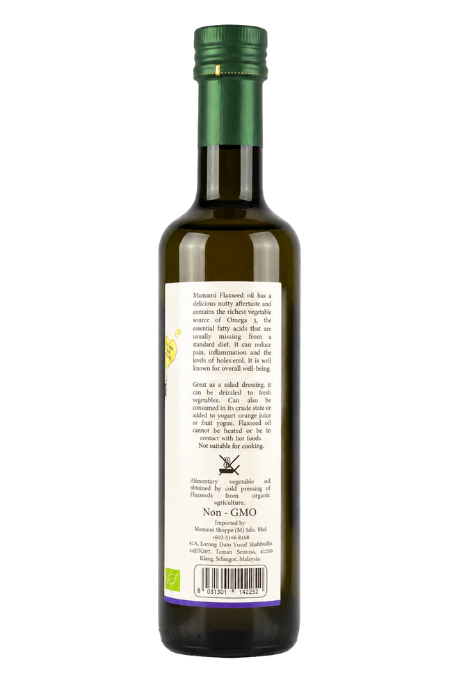 Mamami Organic Wave Organic Flaxseed Oil 500ml