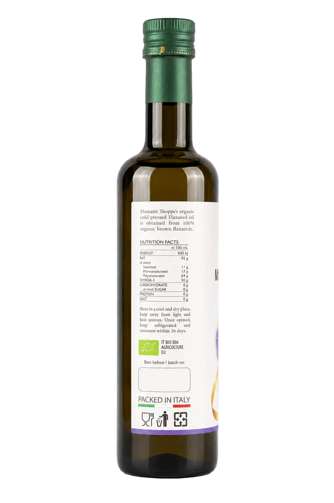 Mamami Organic Wave Organic Flaxseed Oil 500ml