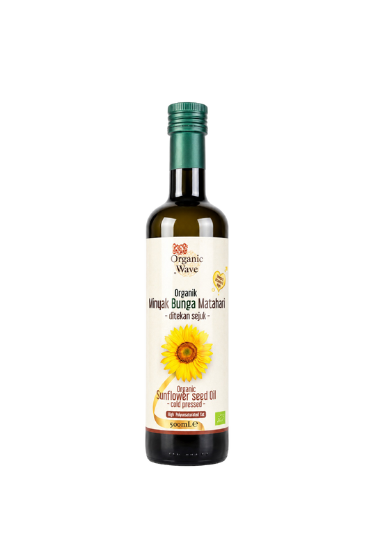 Organic Cold Pressed Sunflower Oil 500ml