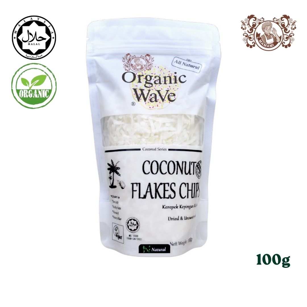 Mamami Organic Wave Coconut Flakes Chip (100g)