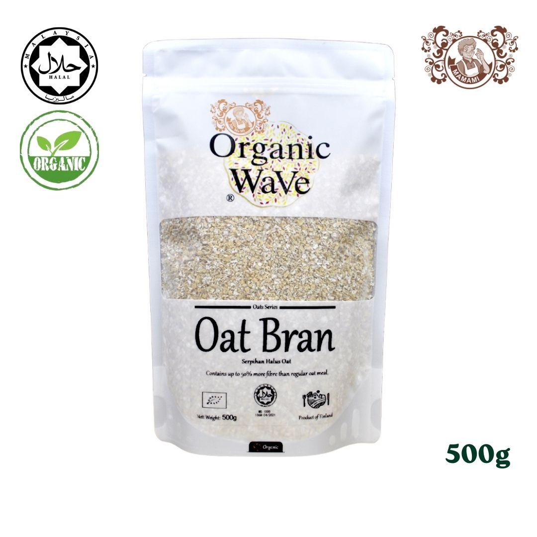Mamami 有机波浪燕麦麸 (500g)