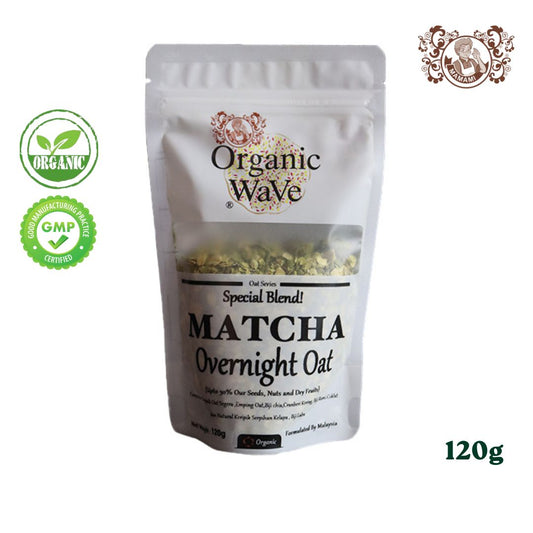 Mamami 有机波浪隔夜燕麦抹茶（特殊混合）120g
