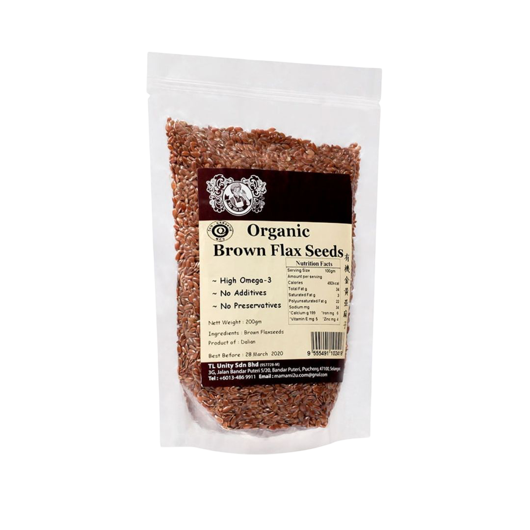 Mamami Organic Brown Flaxseed (200g)