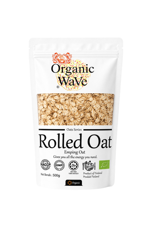 Organic Wave Organic Rolled Oats 500g