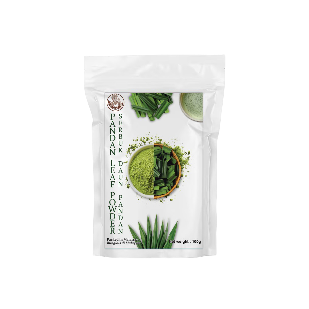 Mamami Pandan Leaf Powder 100g front packaging