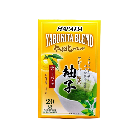 Harada Yabukita Blend Yuzu Green Tea 20 x 1.8g | Japanese Tea Bags
