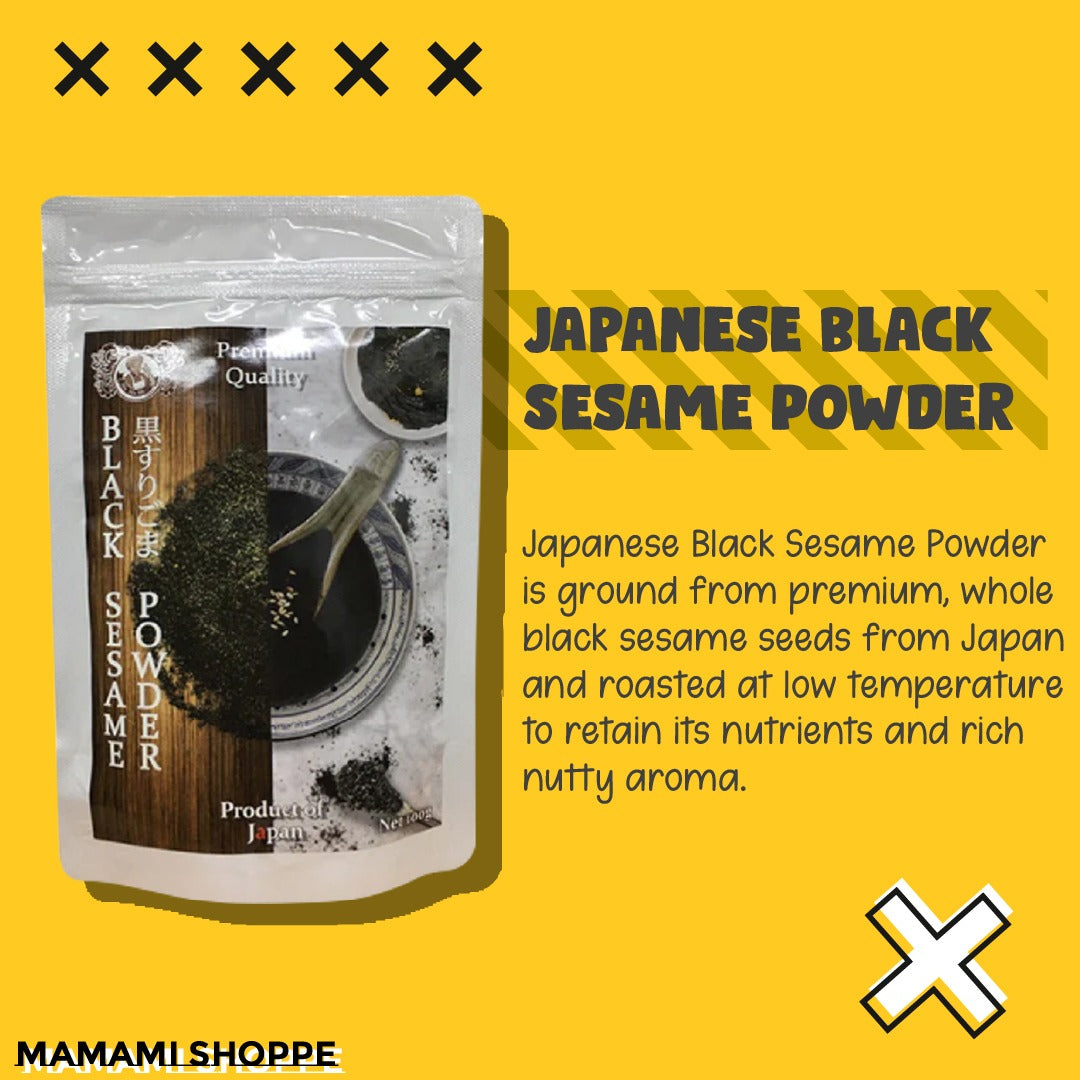 Mamami Premium Japanese Black Sesame Powder 100g - Mamami Shoppe