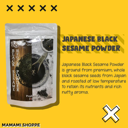 Mamami Premium Japanese Black Sesame Powder 100g - Mamami Shoppe