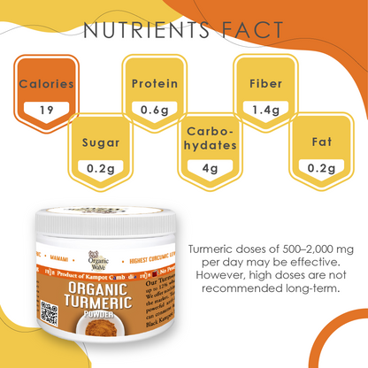 Mamami Organic Premium Turmeric Powder 100g - Mamami Shoppe