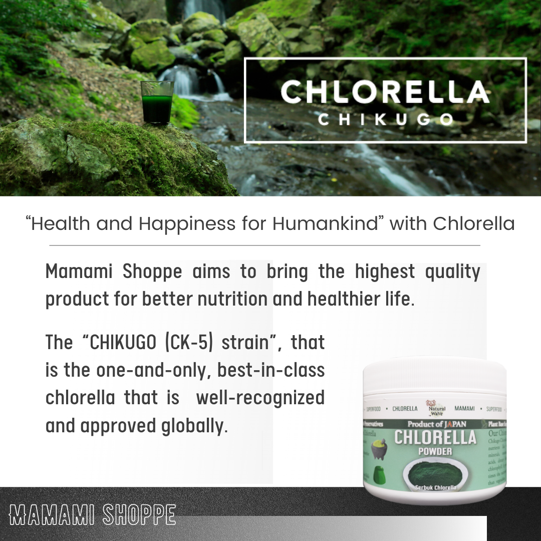 Mamami Natural Wave Chlorella Powder (500g) - Mamami Shoppe