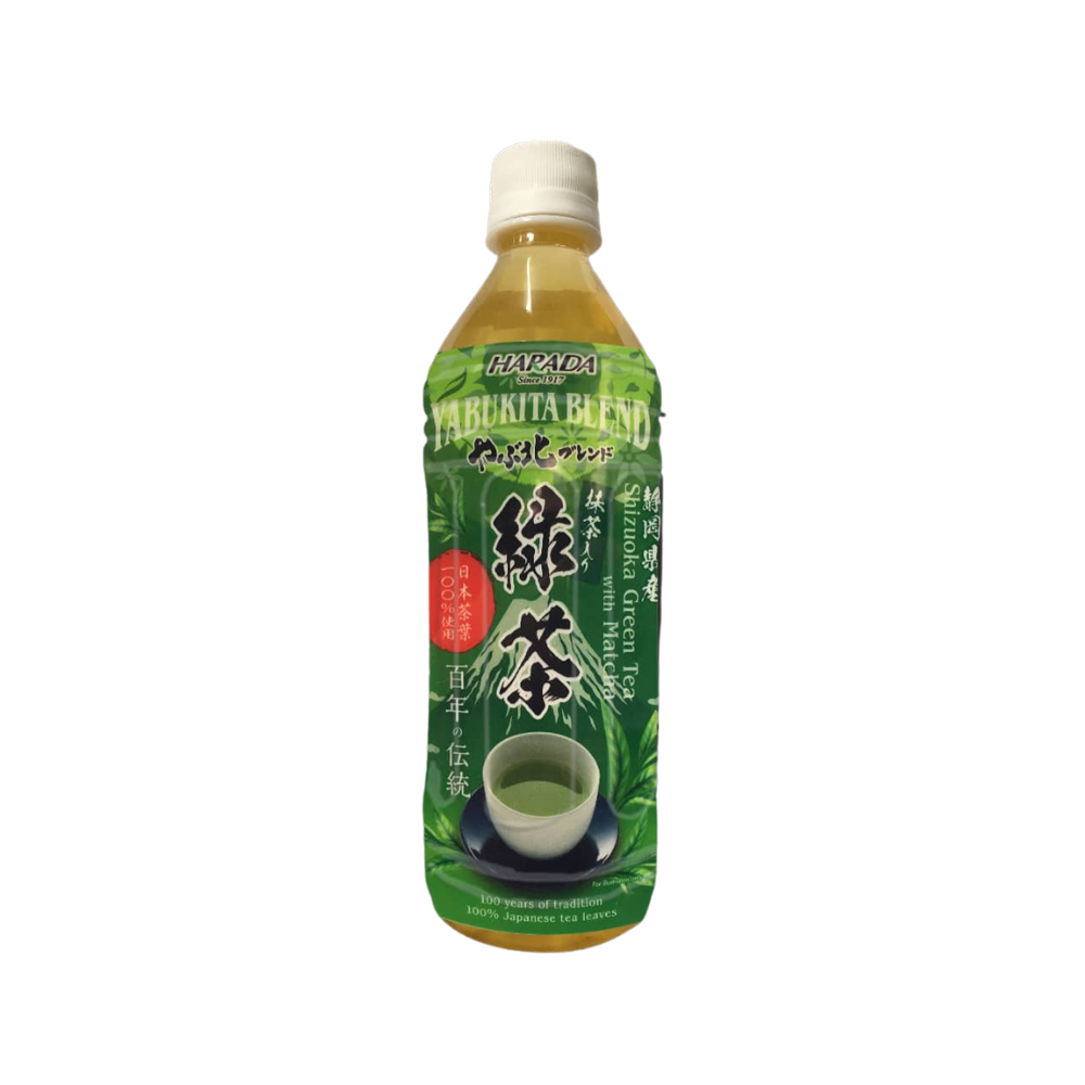 Harada Yabukita Blend Shizuoka Green Tea with Matcha 500ml x 24 - Mamami Shoppe