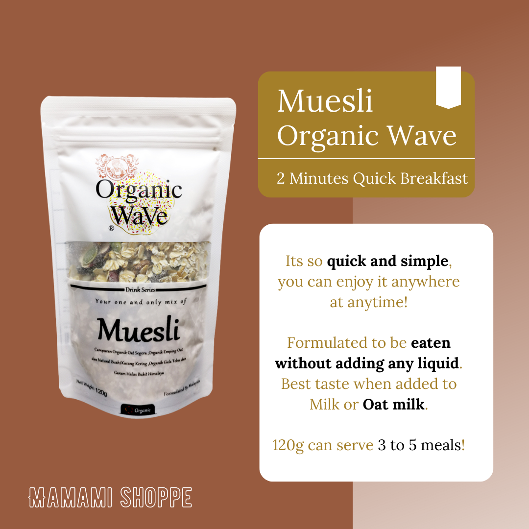 Mamami Organic Wave Muesli 120g - Mamami Shoppe