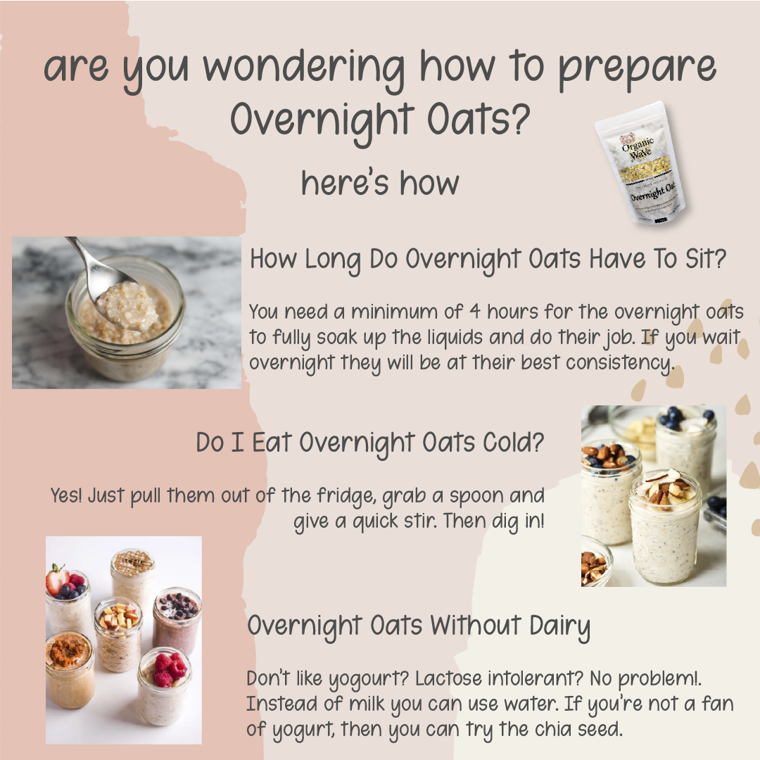 Mamami Organic Wave Overnight Oats 120g - Mamami Shoppe